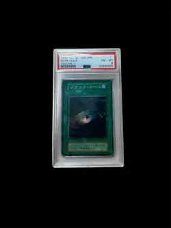 Yu-Gi-Oh DARK HOLE PSA 8 super rare Japanese - Image 1