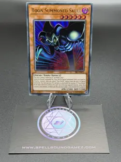 Yu-Gi-Oh! TCG Toon Summoned Skull SRL-EN073 Reprint Ultra Rare - Image 1