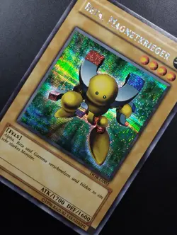 YUGIOH 2003 | BETA THE MAGNET WARRIOR | DOR-G001 | GERMAN PRISMATIC | EX - NM - Image 4