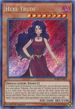 Yugioh! LP Hexe Trude - BLRR-EN009 - Secret Rare - 1st Edition Lightly Played, E - Image 1