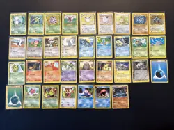 Lot of (43) VTG Pokemon Cards HOLOS WOTC Neo Jungle Base Set E-Reader NM/LP AVG - Image 1