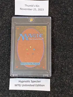 MTG Unlimited Edition Hypnotic Specter Vintage Card Excellent Condition - Image 2
