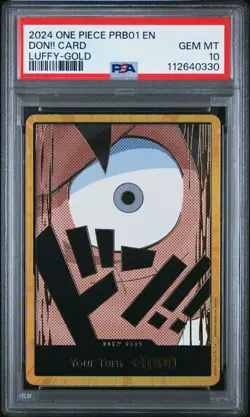PSA 10 DON!! Card (Luffy) (Gold) Premium Booster -The Best- Foil - Image 1