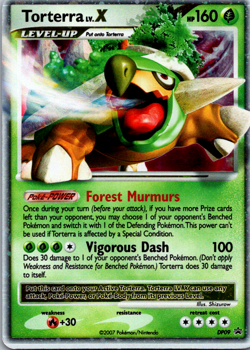 Torterra LV.X DP09 - Diamond Pearl Black Star Promo Holo - Pokemon Card TCG NM - Image 1