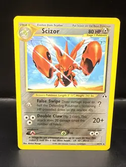 Pokemon TCG Scizor 29/75 Rare Unlimited Card Neo Discovery 2001 - Image 2
