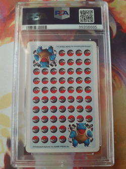 1998 Pokemon Jynx Joker Stadium Blue 3D Blastoise Playing Card PSA 10 Gem Mint - Image 2