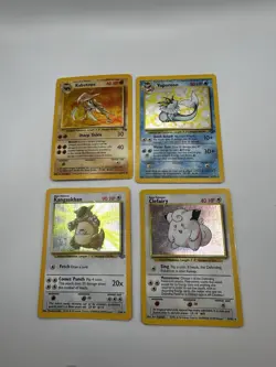 Vintage Pokemon Card Lot WOTC Holo MP/HP - Image 1