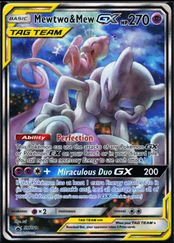 Pokemon Card- Mewtwo & Mew GX SM Promos #SM191 - Image 1