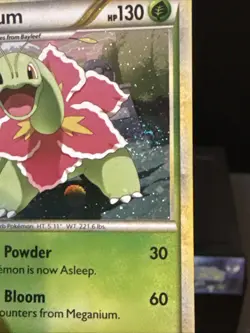 Pokemon Card Meganium 26/123 Holo Rare HeartGold & SoulSilver Light Play - Image 3
