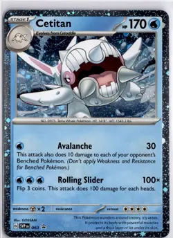 Pokemon TCG Cetitan Cosmos Holo Promo SVP 063 Pokemon Trading Card TCG - Image 3
