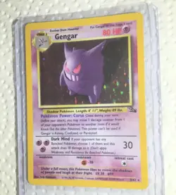 Pokemon Gengar TCG Fossil Holo Card 5/62 NM/Mint - Image 1
