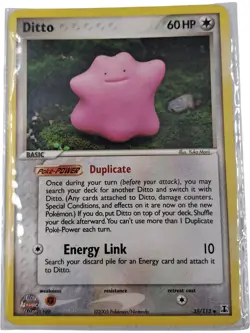 Pokemon TCG Ditto Card 35/113 Holo Rare 60HP 2005 T2348 D1 - Image 1