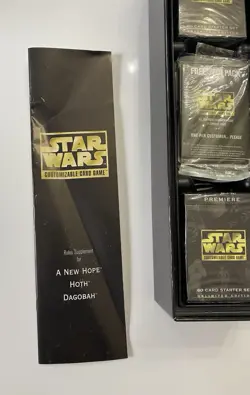 Star Wars Customizable Card Game First Anthology Box Set 1997 Open Box - Image 3