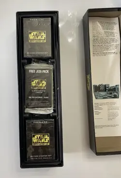 Star Wars Customizable Card Game First Anthology Box Set 1997 Open Box - Image 4