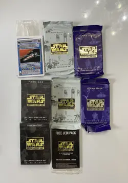 Star Wars Customizable Card Game First Anthology Box Set 1997 Open Box - Image 5