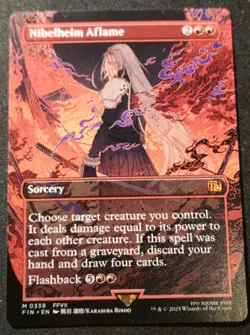 Nibelheim Aflame - Borderless - FIN - MTG - EN - NM - 0339 - Image 1