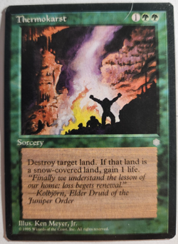 MTG - Ice Age - Thermokarst - Unplayed - Image 1
