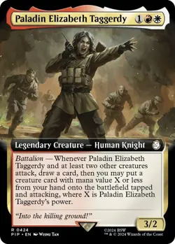 Paladin Elizabeth Taggerdy (Extended Art) - Universes Beyond: Fallout (PIP) - Image 1