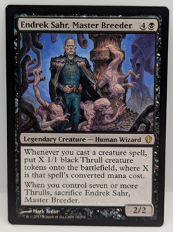 Endrek Sahr, Master Breeder Commander 2013 Regular NM MTG - Image 1