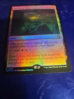Mtg. Sundown Pass. Foil. Innistrad Remastered. Pack Fresh - Image 1