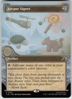 MTG Arcane Signet (Showcase) Normal NM Avatar: The Last Airbender: Eternal-Legal - Image 1