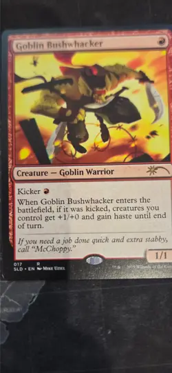 MtG Goblin Bushwhacker Secret Lair - Image 1