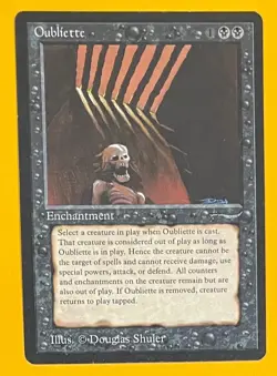 MTG OUBLIETTE (Dark) Arabian Nights (OldManMTG 012-648) - Image 1