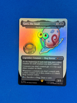 GARY THE SNAIL MAGIC THE GATHERING MTG SECRET LAIR SPONGEBOB FOIL 1929 - Image 1