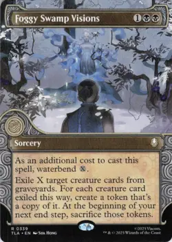 MTG Foggy Swamp Visions (Showcase) (339) | NM | Avatar: The Last Airbender {TLA} - Image 1