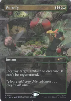 MTG Putrefy (Rainbow Foil) (2299) | NM Foil | Secret Lair Avatar {SLD} - Image 2