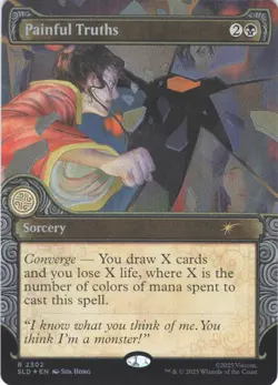MTG Painful Truths (Rainbow Foil) (2302) | NM Foil | Secret Lair Avatar {SLD} - Image 2