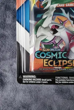 Pokemon TCG Cosmic Eclipse & Chilling Reign 2 Pack Blister w/ Celebi Pin Sealed - Image 2