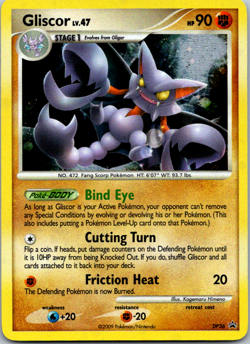 POKEMON DIAMOND & PEARL GLISCOR #DP36 BLACK STAR PROMO HOLO Near Mint - Image 1