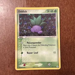Pokemon TCG Oddish Hidden Legends 68/101 HOLO LP/NM - Image 1