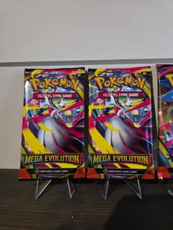 POKEMON TCG BOOSTER PACKS- 4 PACK- MEGA EVOLUTION & PHANTASMAL FLAMES 💎SEALED💎 - Image 2