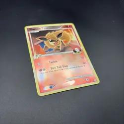 2009 POKEMON PLATINUM RISING RIVALS #60/111 FLAREON 4 REVERSE HOLO - Image 2
