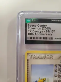 Space Center 10th Anniversary Cgc Gem Mint 10 Graded Pokemon - Image 2