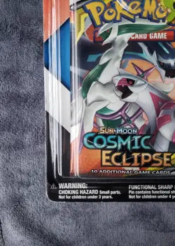 Pokemon TCG Cosmic Eclipse & Chilling Reign 2 Pack Blister w/ Celebi Pin Sealed - Image 2