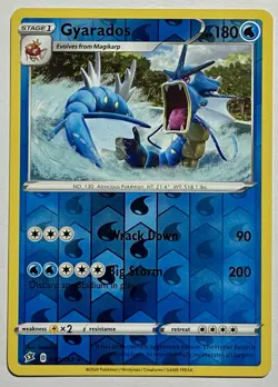Gyarados 040/192 (NM) Reverse Holo Sword & Shield: Rebel Clash 2020 Pokemon - Image 1