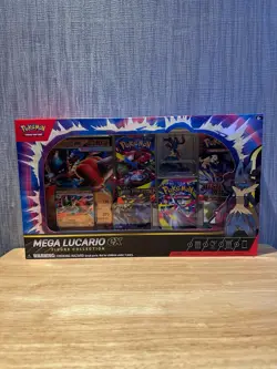 Pokemon TCG: Mega Lucario Ex Figure Collection - Brand New & Sealed - Image 1