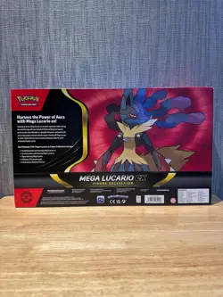 Pokemon TCG: Mega Lucario Ex Figure Collection - Brand New & Sealed - Image 2