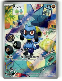 Pokemon TCG SV01: Scarlet & Violet Base Set #215/198 Riolu NM - Image 1