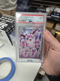 Wigglytuff 105/094 Pokemon Phantasmal Flames - Near Mint Illustration Rare PSA 9 - Image 1