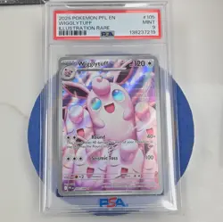 Wigglytuff 105/094 Pokemon Phantasmal Flames - Near Mint Illustration Rare PSA 9 - Image 2