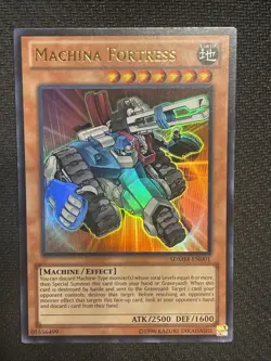 Yugioh! Machina Fortress - SDMM-EN001 - Ultra Rare - Unlimited Edition - Image 1