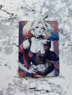 Goddess Story Cartoon Party Doujin Holo DC Card Harley Quinn DC Waifu Alt Art C - Image 1