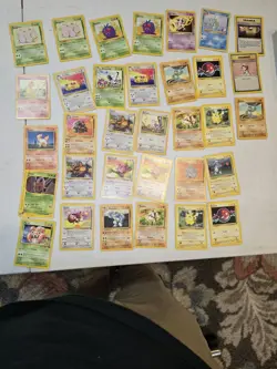 33 Card Lot Of 2002 Pokemon Cards NonHolo - Image 1