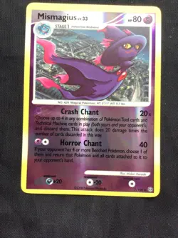 Pokemon Cards: Stormfront Reverse Holo: Mismagius 7/100 - Image 2