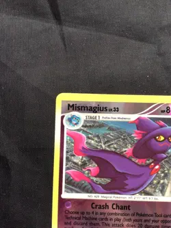 Pokemon Cards: Stormfront Reverse Holo: Mismagius 7/100 - Image 3