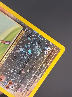 Hitmonchan WoTC Best of Game Promo 2 Pokemon Card Reverse Holo Swirl - Image 2